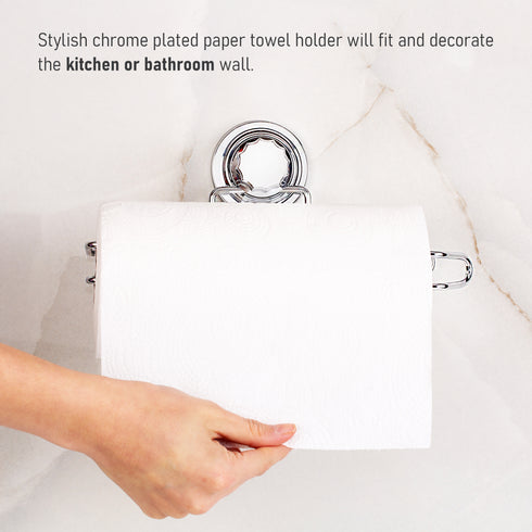 Paper Towel Holder with Vacuum Suction Cup